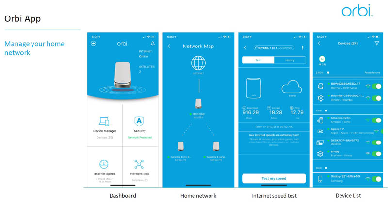 Netgear Orbi app