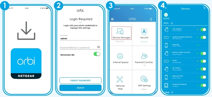 Configure Orbi App