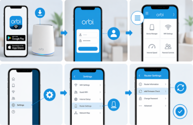 orbi firmware update using app