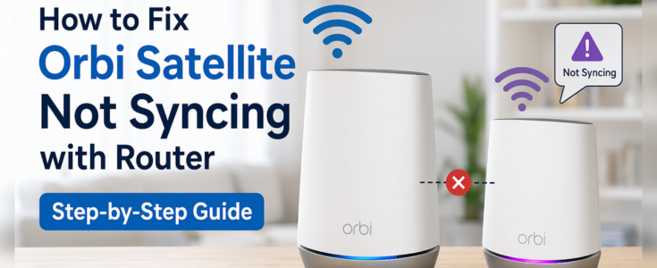 Orbi Satellite Not Syncing