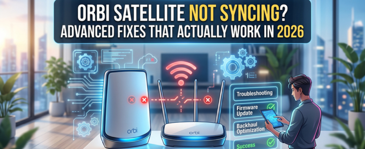 Orbi Satellite Not Syncing