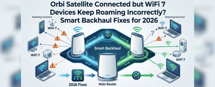 Orbi Satellite Connected