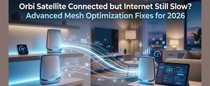 Orbi Satellite Connected but Internet Still Slow