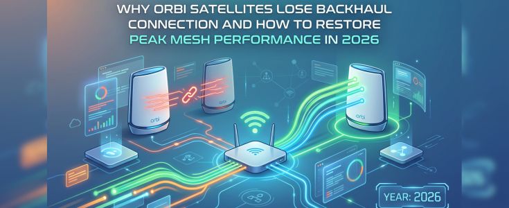 Orbi Satellites Lose Backhaul
